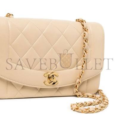 CHANEL SMALL DIANA FLAP BAG 186023 (22*14*7cm)